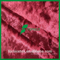 China manufacturer spun polyester fabric velvet